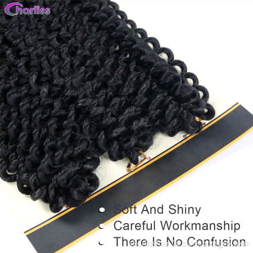Wholesale 18'' 3pcs/Bag PassionTwist Freetress Crochet hair Heat Resistant Water Wave Crochet Braiding Hair Afro For Black Women